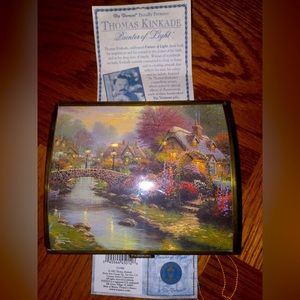 NEW Beautiful Thomas Kinkade trinket